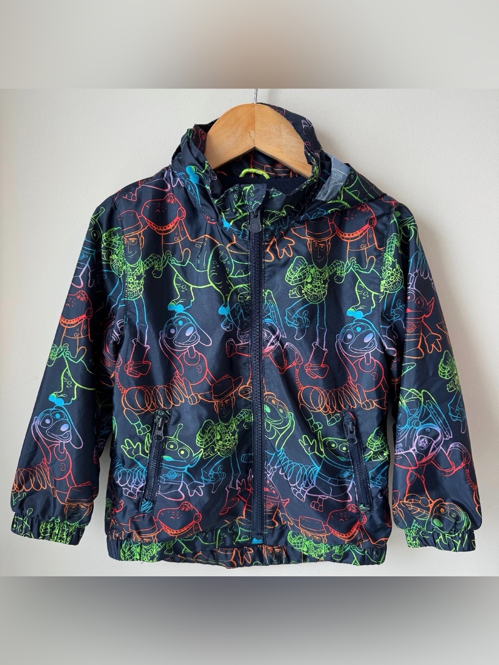 GAP Pixar Toy Story Windbreaker Jacket Size 3